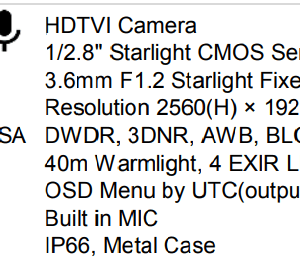 دوربین  بولت استارلایت اپتینا 5 مگاپیکسل  NESTOR 500WLF-SA